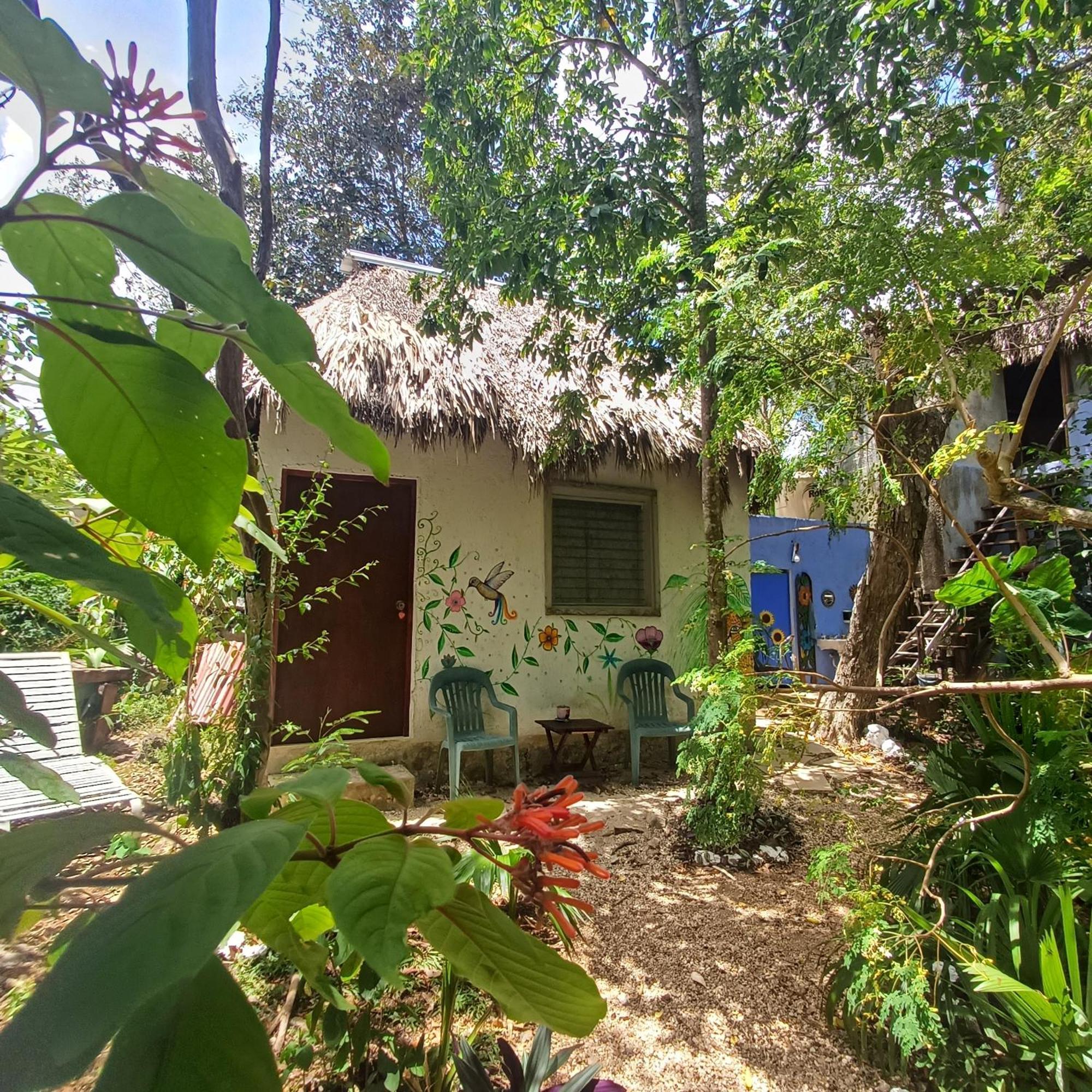 Mayan Bungalow Near Chichen المظهر الخارجي الصورة