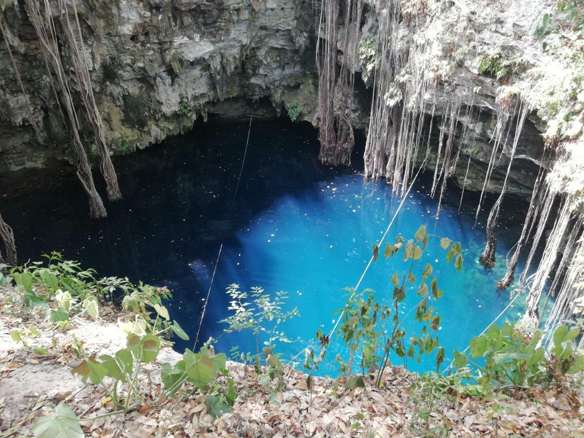 Mayan Bungalow Near Chichen المظهر الخارجي الصورة